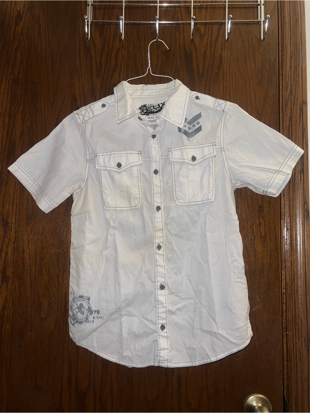 Boys Short-Sleeve Button-Down Shirt